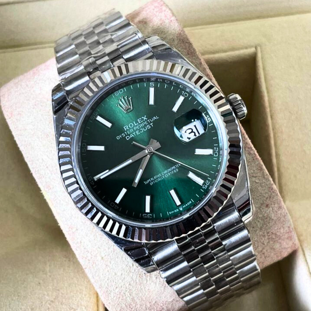 Rolex Date-Just vert