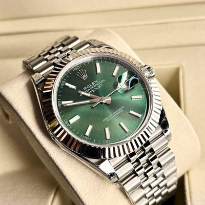 Rolex Date-Just vert