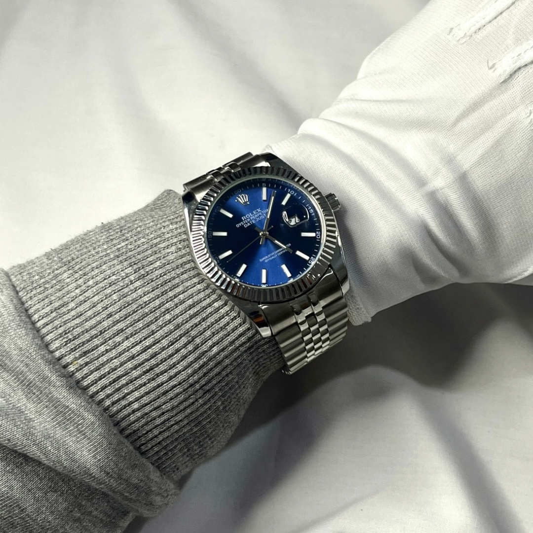 Rolex Date-Just bleu