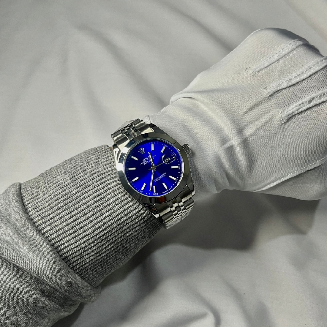 Rolex Date-Just bleu