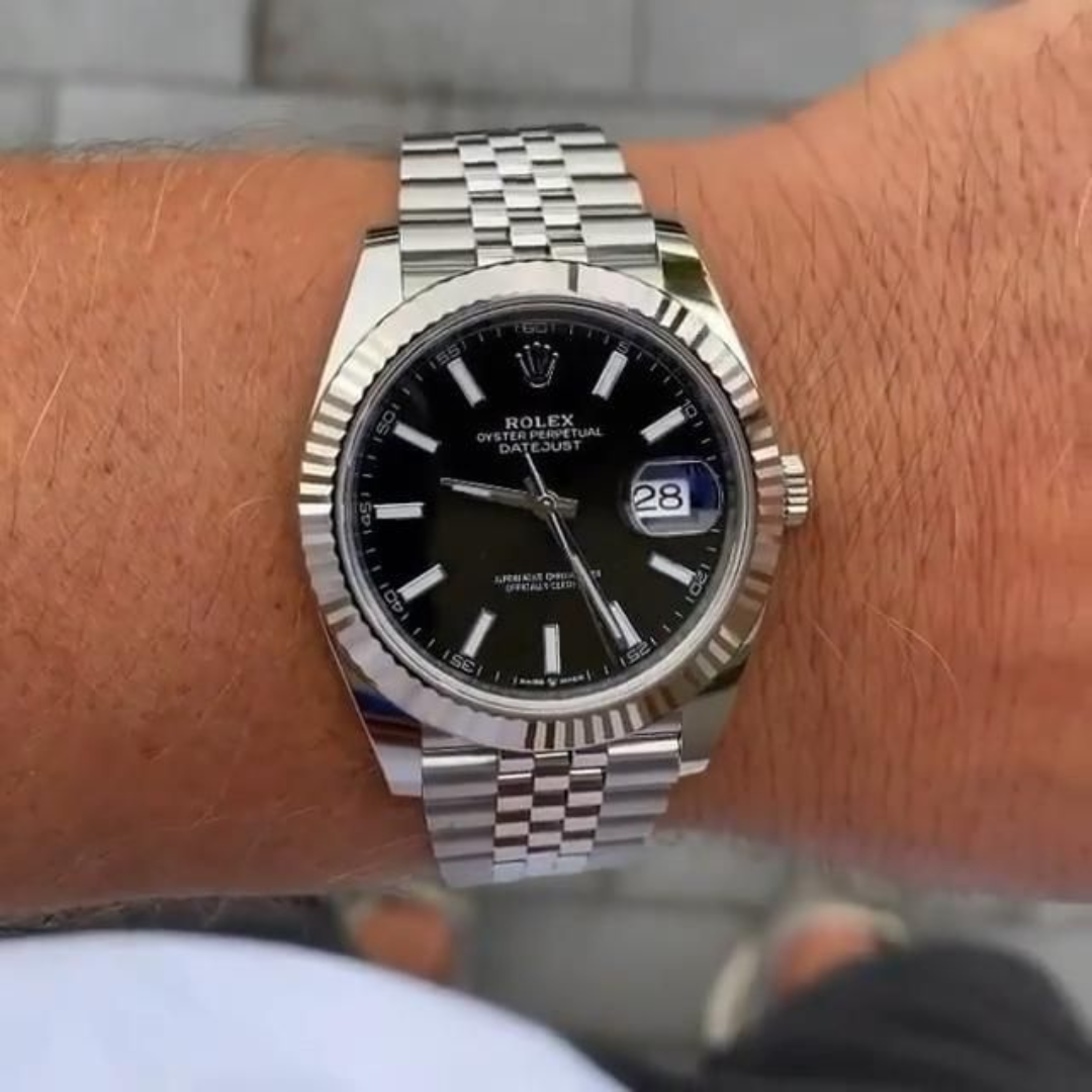 Rolex Date-Just Noir