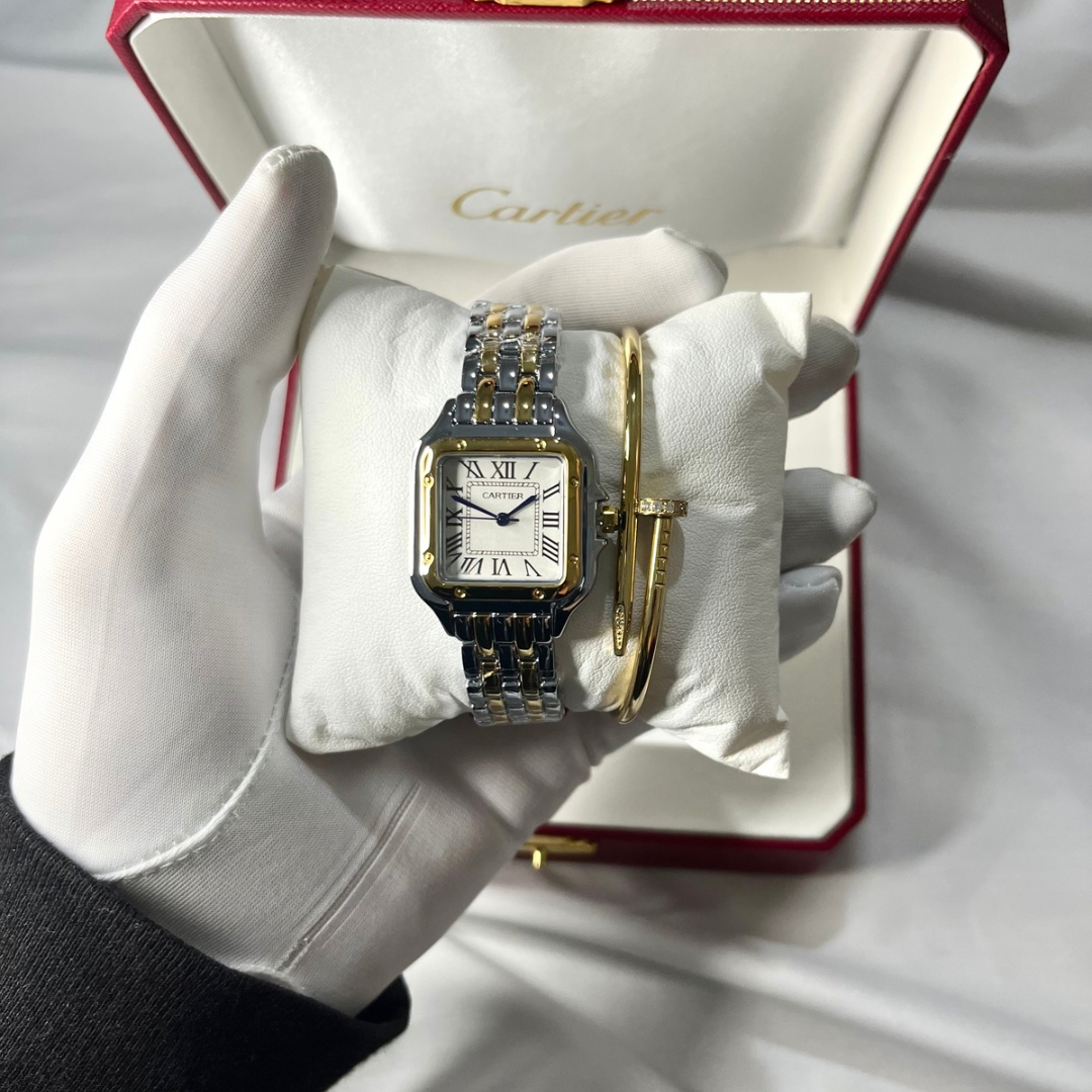 Cartier montre et bracelet cartier cadeau 🌹