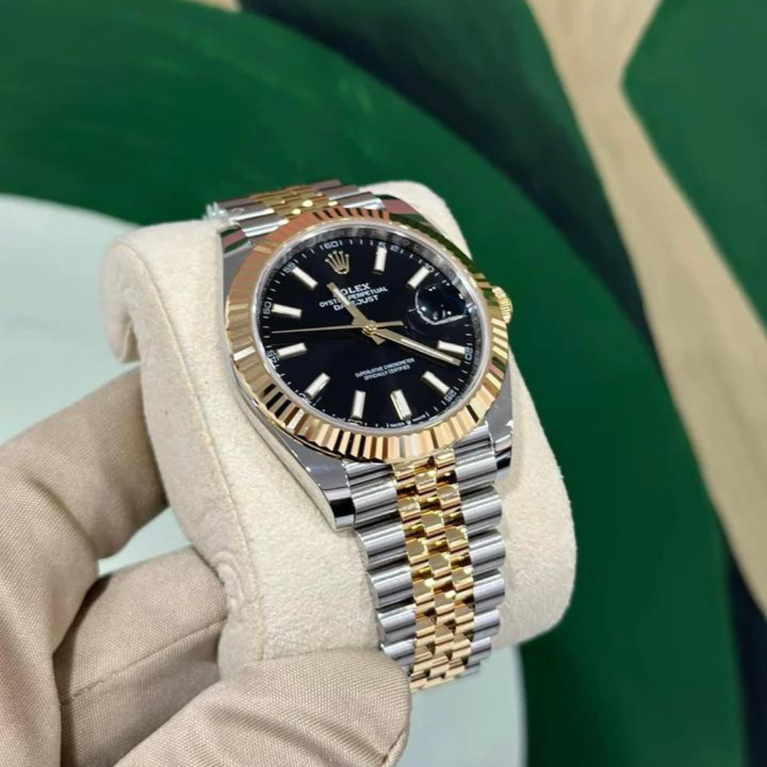 Rolex Date-Just Gold & Black