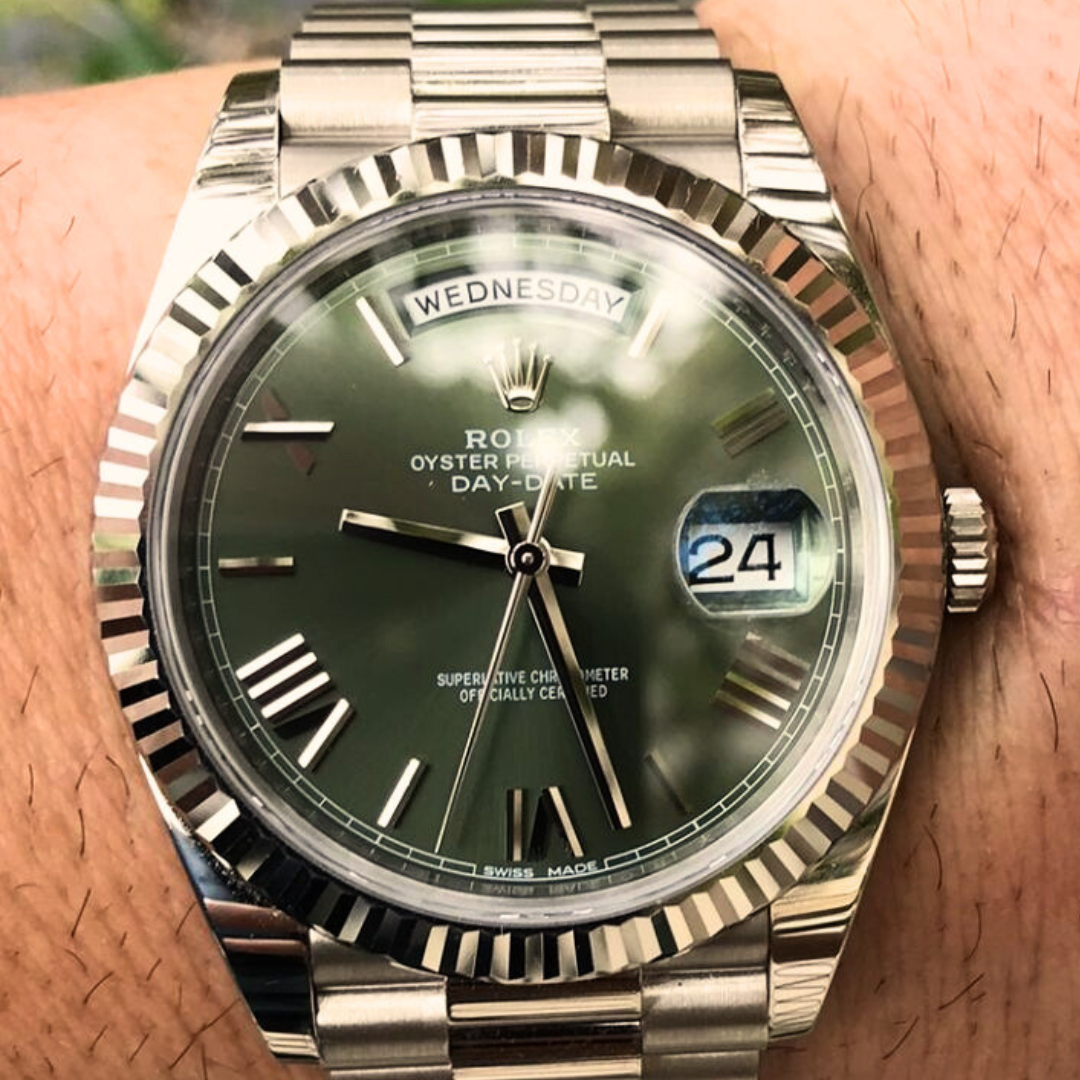 Rolex Day-Date in Green