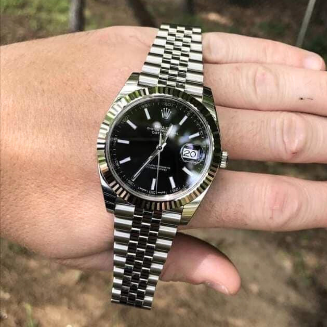 Rolex Date-Just Noir