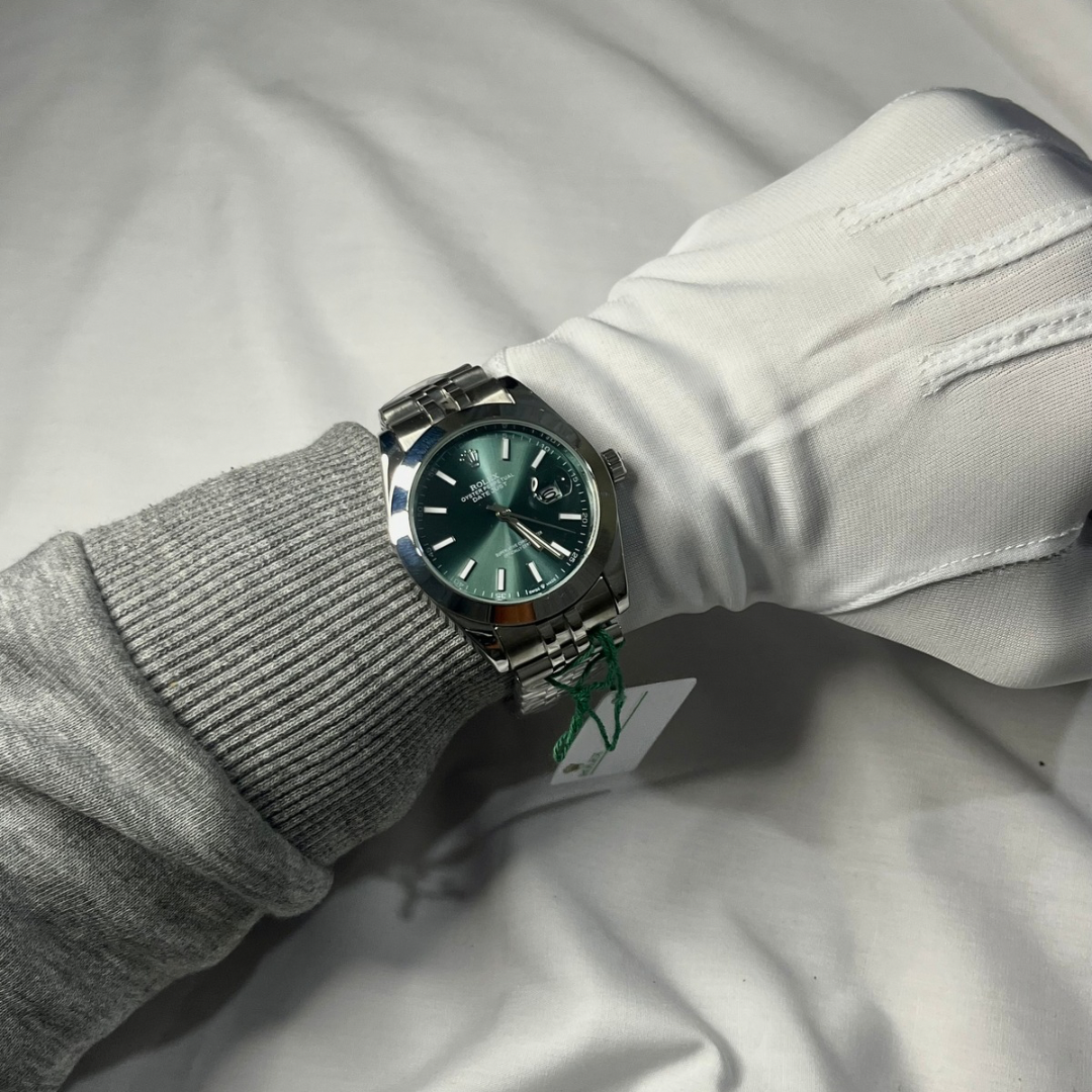 Rolex Date-Just vert