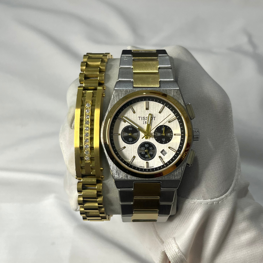 TissoT CHRONOGRAPH Et Bracelet Rolex (PRIME)