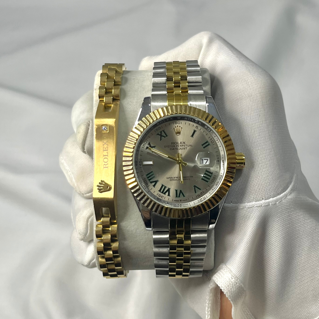 Rolex Date Just Et Bracelet Rolex