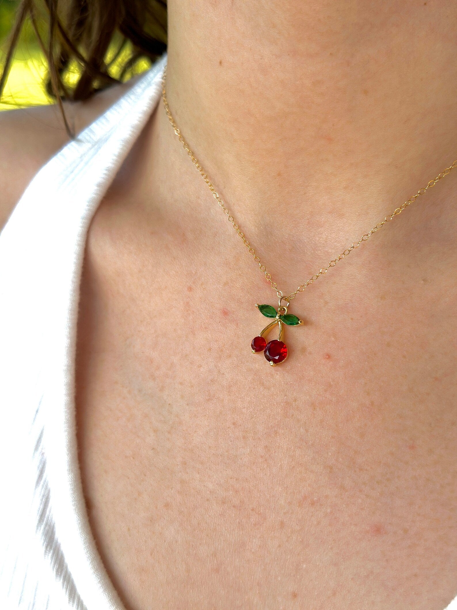cherry necklace